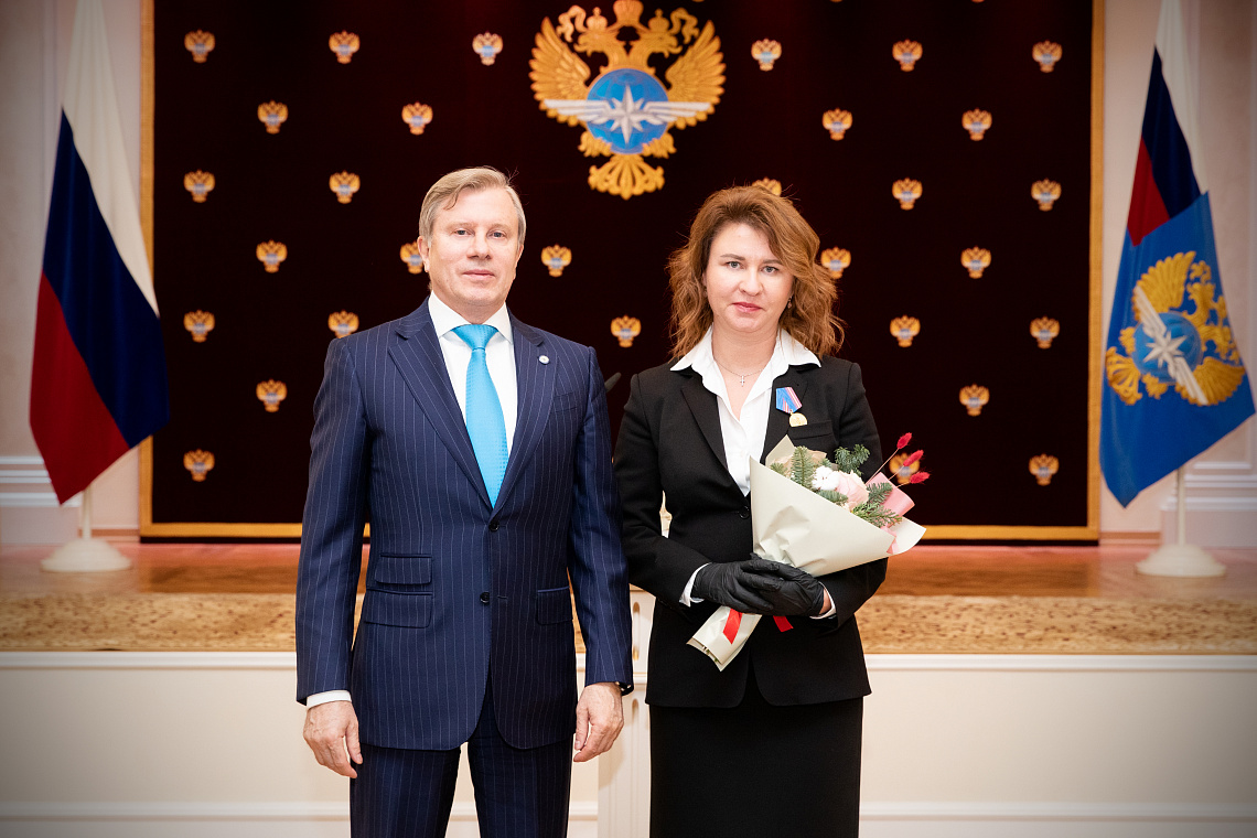 Ирина Герун награждена медалью Петра Губонина